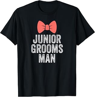 Junior Groomsman Gift For Kids Shirt Outfit Boys T-Shirt