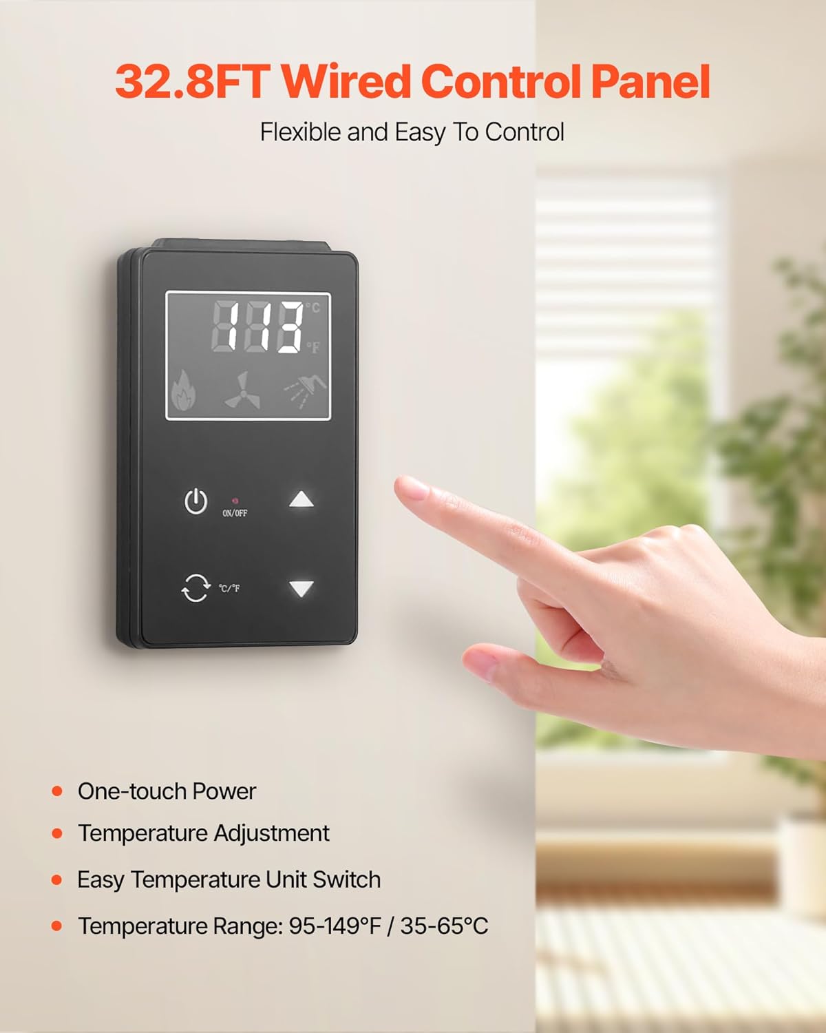 VEVOR Gas Tankless Water Heater, 5.3Gal Outdoor 120000 BTU Instant Hot Water Heater, Smart Temperature Control & 3/4 inch NPT Interface& Multiple Security Protections for Whole House, Silver Gray
