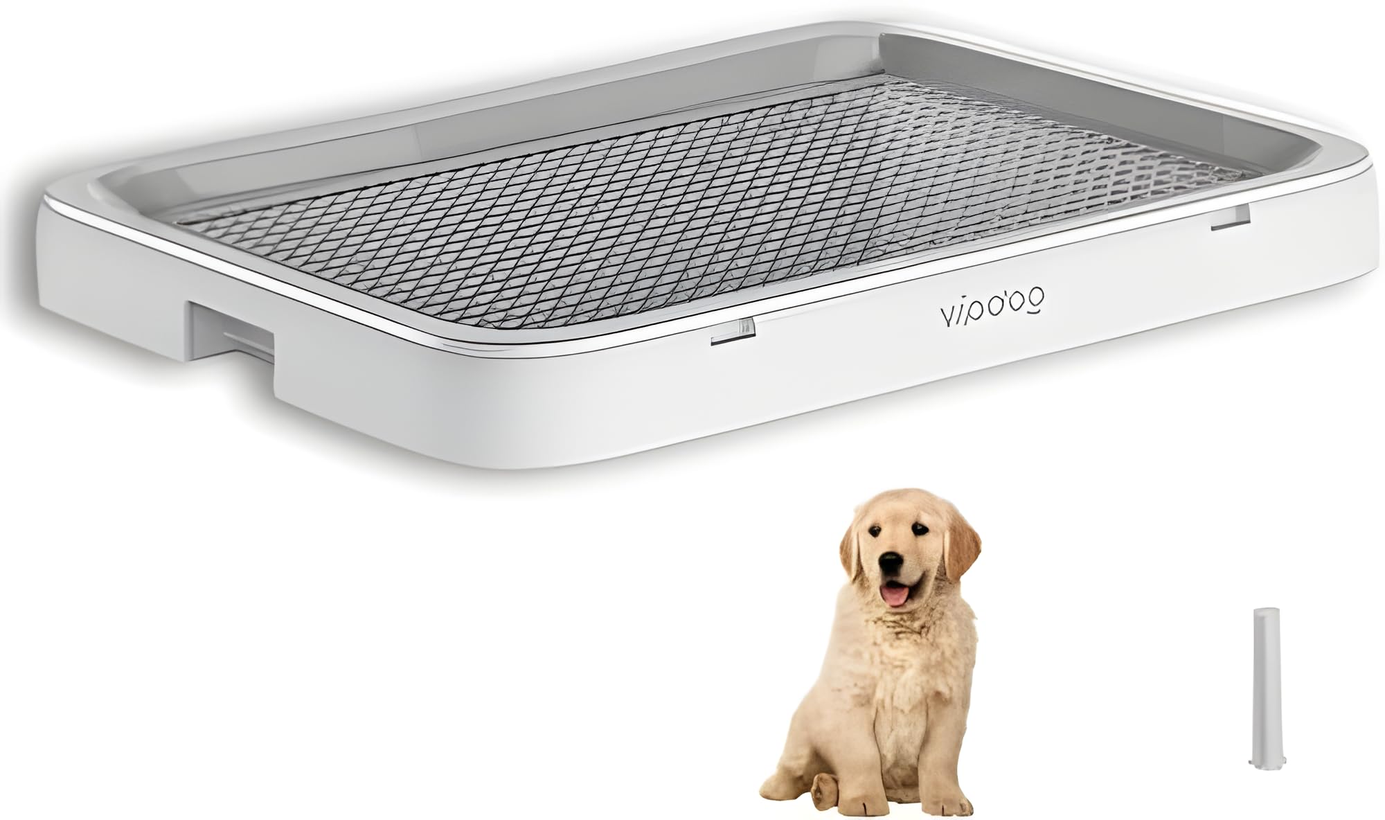 Amazon | Lunyong犬 トイレトレー ワイド メッシュ 犬用トイレ