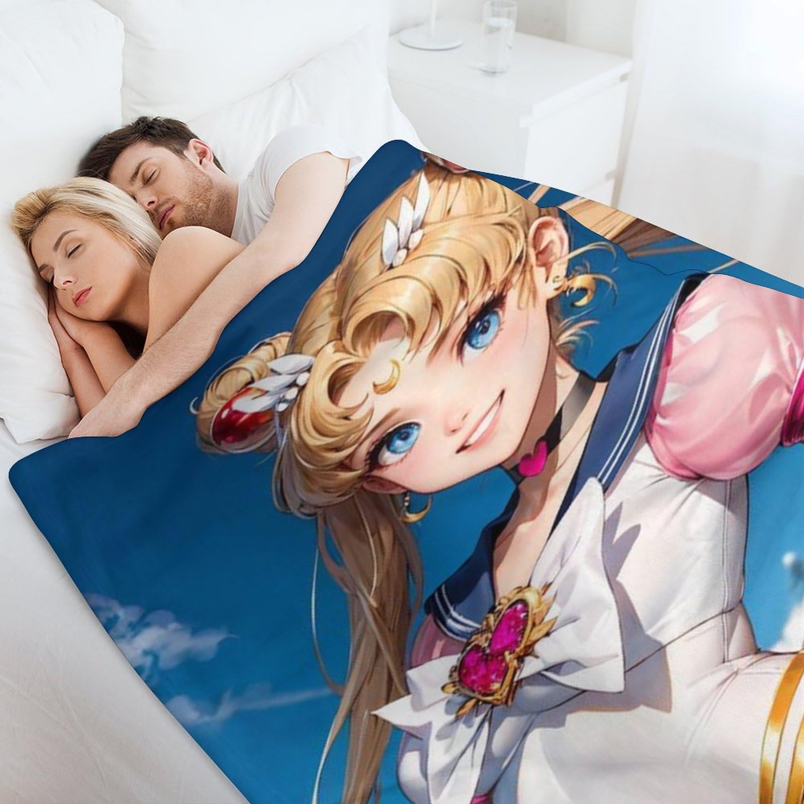 セーラームーン 毛布 ハーフケット セーラームーン 着る毛布（かいまき