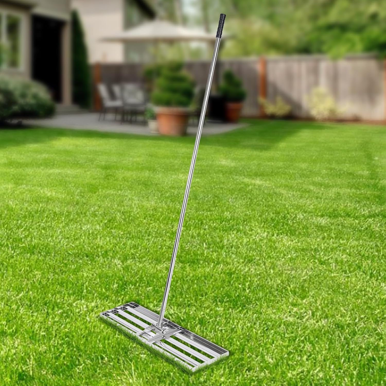 Leveling Lawn Rake Stainless Steel, Leveling Rake Levelawn