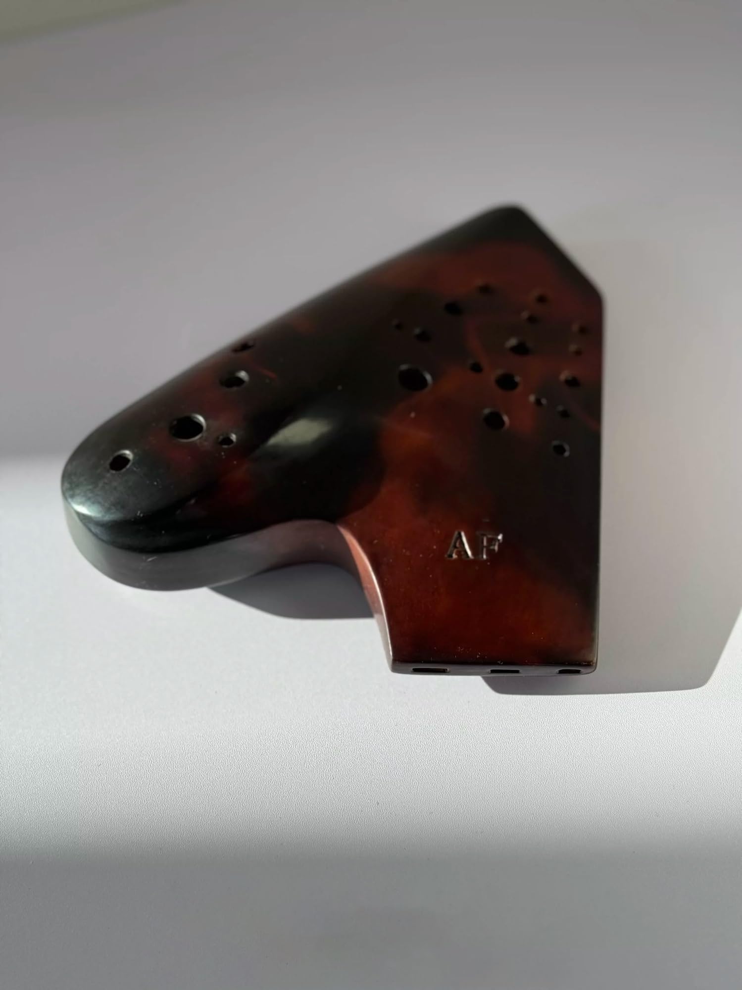 Ocarina Ocarina Professionale A Tre Camere Di Grado In Chiave Fa Alto Con Finitura Laccata