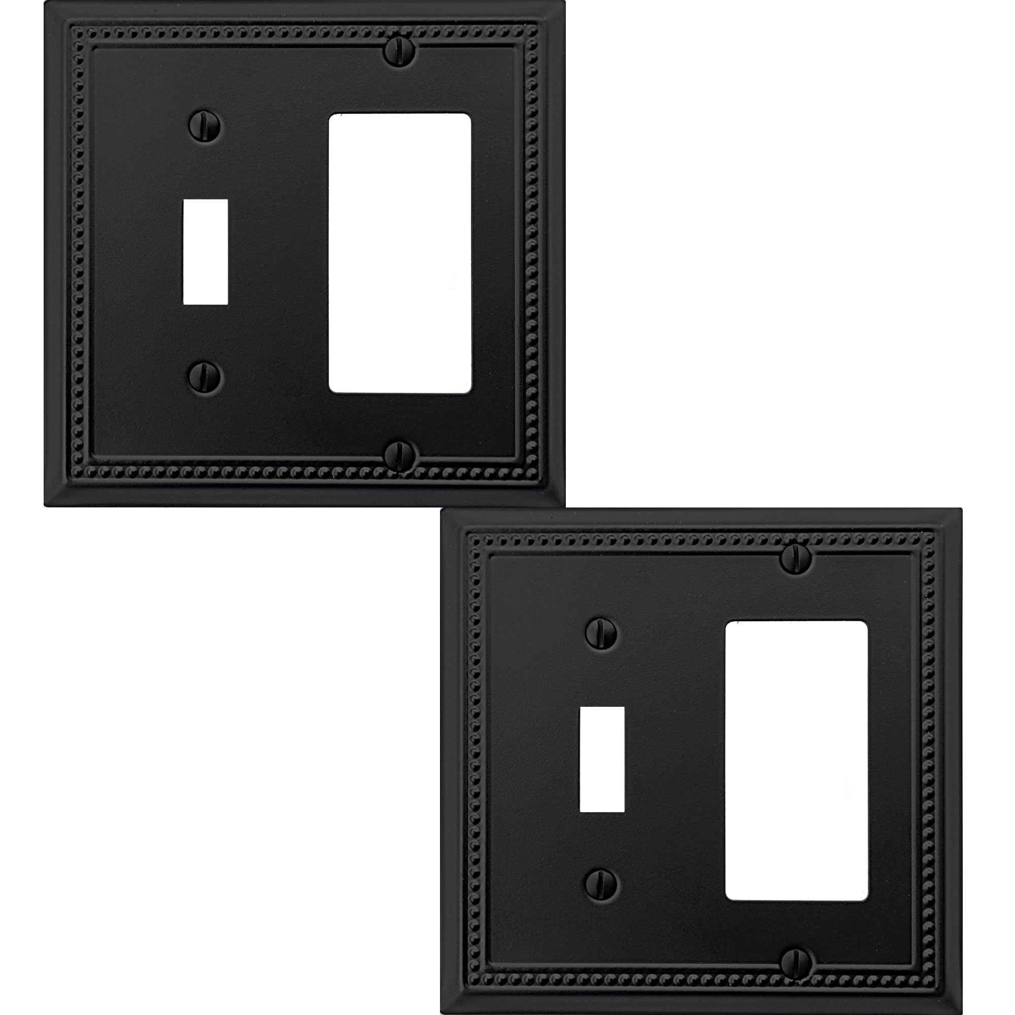Beaded Wall Plates - Elegant White Decor -27