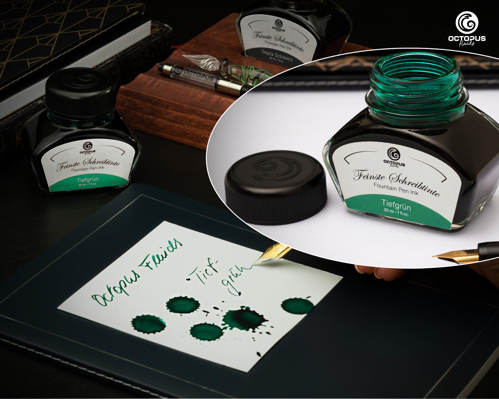 Kaweco Student Füllhalter mit 30 ml Füllhaltertinte, Konverter und Metalletui