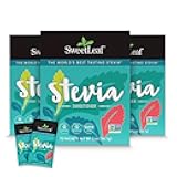 SweetLeaf Stevia Powder Packets - Zero Calorie Sweetener with Stevia Leaf Extract, No Artificial Sweetener Additive, Sugar Free, Keto Friendly, Non GMO, Gluten Free - 70 Packets (Pack of 3)