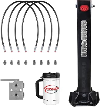 Dexter 12,000 lb Hydraulic Trailer Jack Add-On Kit Single Power Jack Selector Valve Double Acting for Dump, Cargo & Gooseneck Trailers