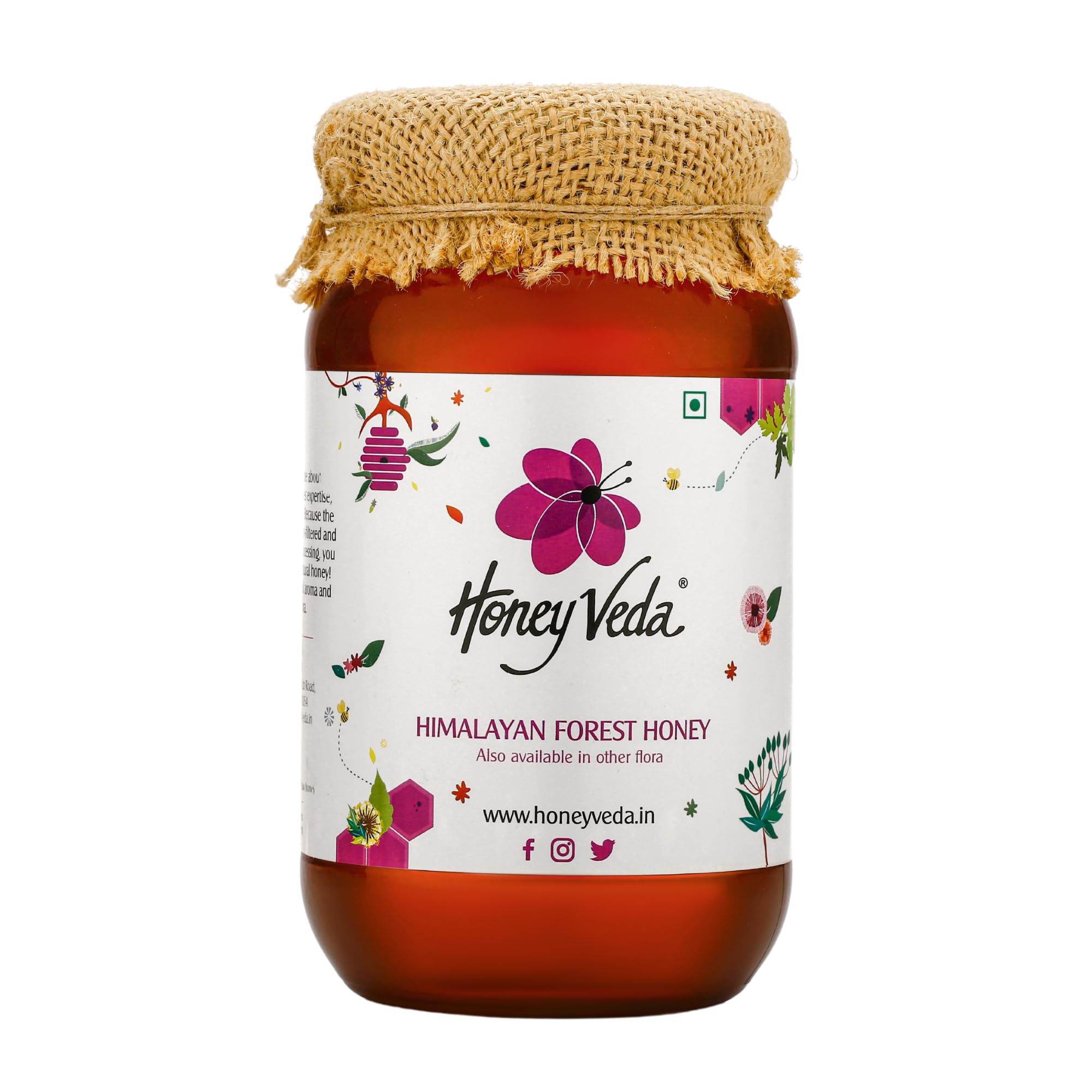 HoneyVeda Himalayan Forest Raw Honey (500 Grams) - 100% Natural Pure Unprocessed and Unpasteurized Multifloral Honey - Pack of 1 (B09ZJ4H44B) Amazon Price History, Amazon Price Tracker