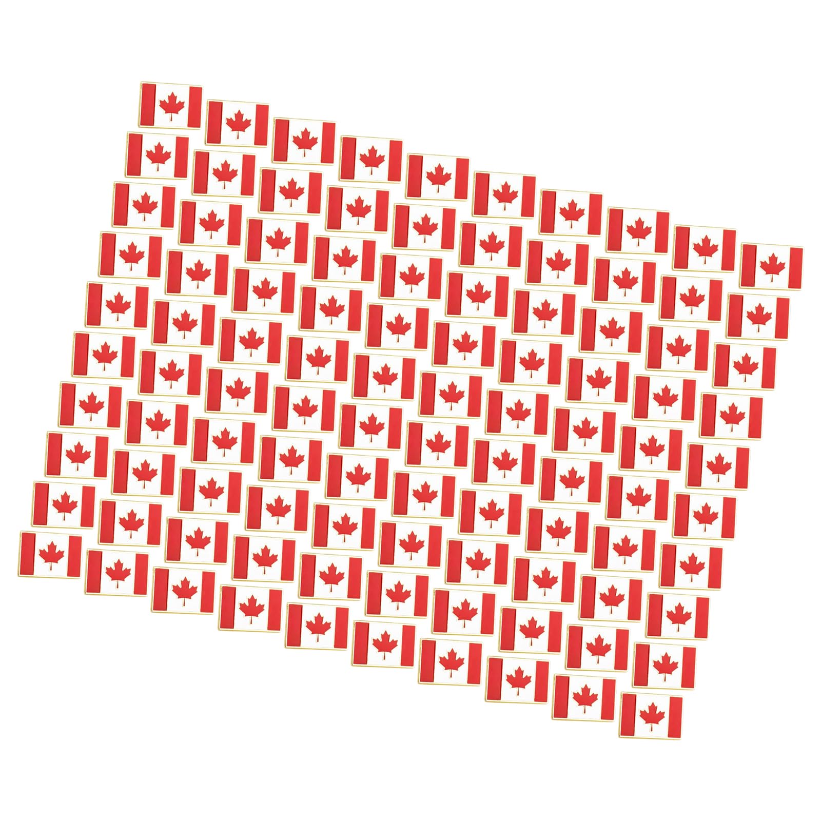 Elegante pin de bandera de Canadá en miniatura con cierre seguro, accesorio ideal para trajes, abrigos y sombreros, pin de bandera de Canadá