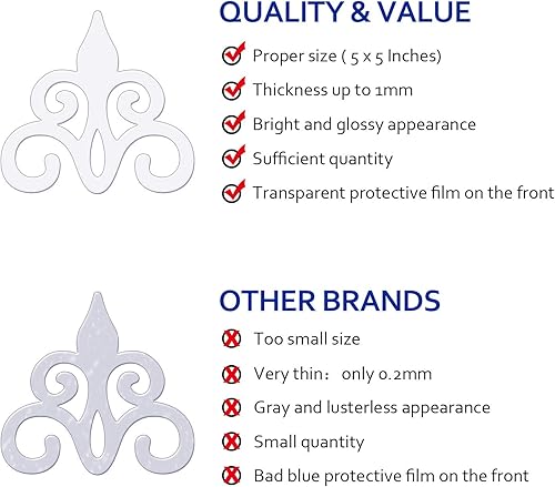 Miniatura 6 de Zonon 32 calcomanías acrílicas de espejo para pared, calcomanías de decoración del hogar, espejo plateado, decoración de pared para sala de estar,