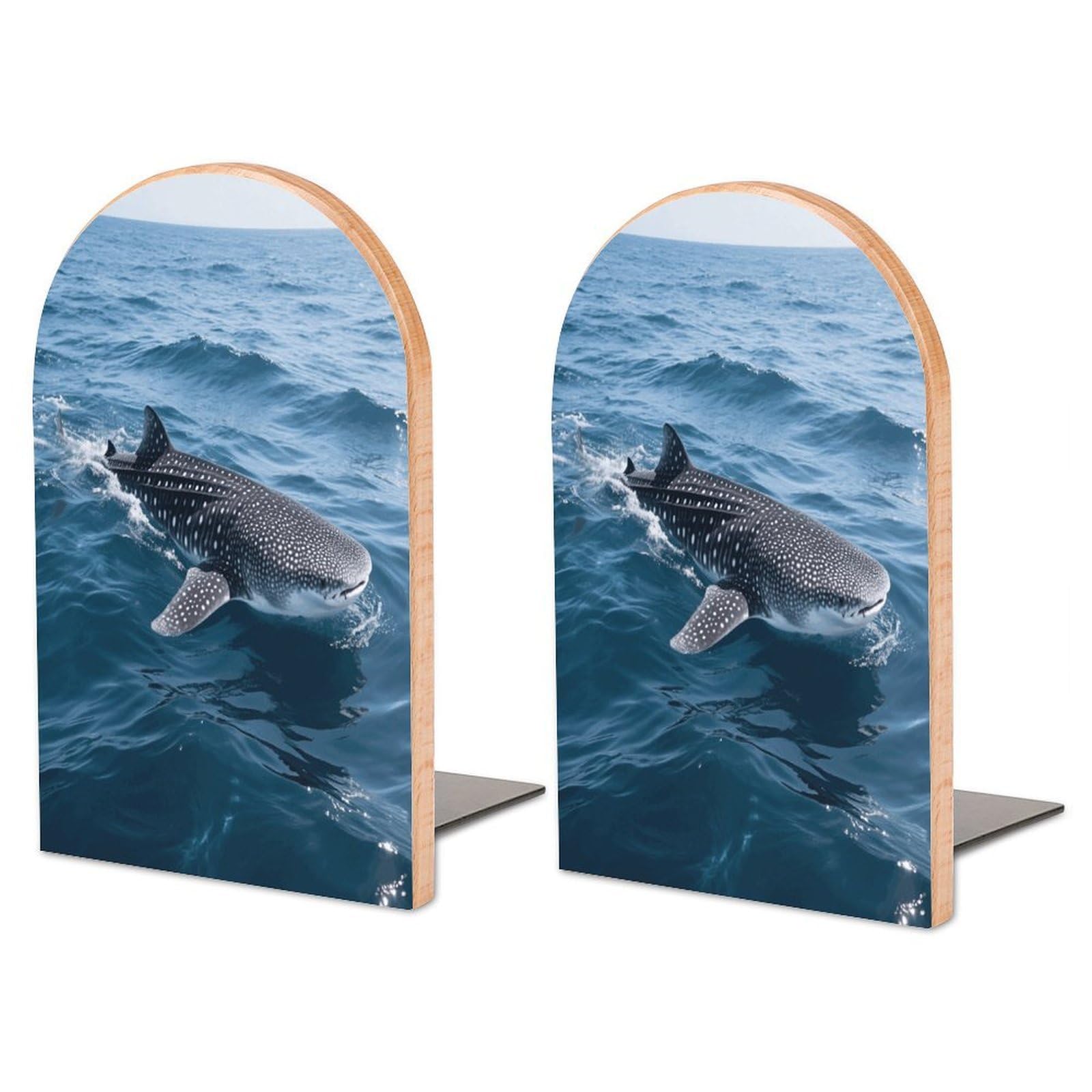 Sujetalibros de tiburón ballena para decorar zonas de lectura infantil y salones