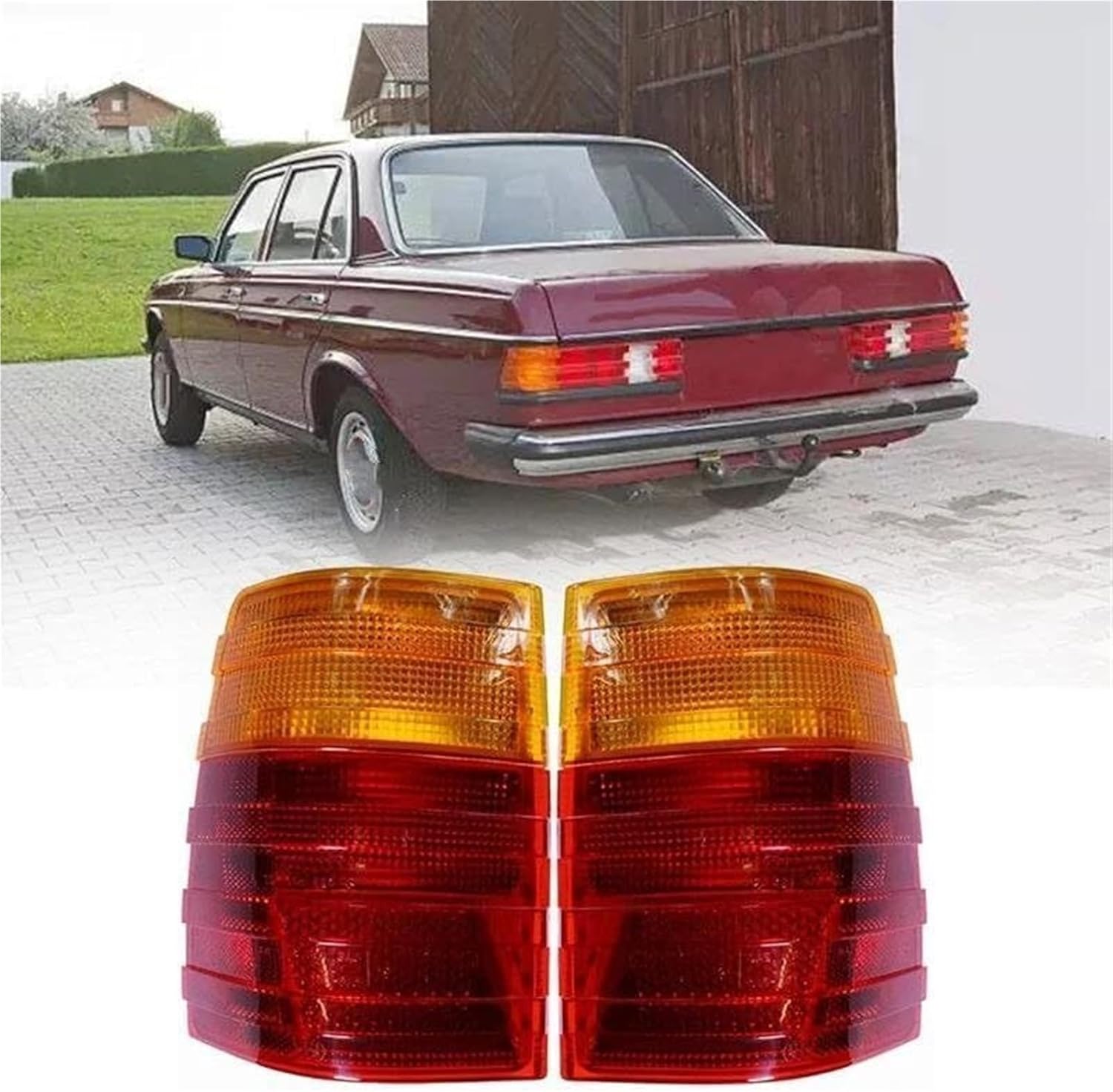 リアライト 用のメルセデス・用のベンツ W123 1976-1984 用 リアテールライト ストップブレーキランプ