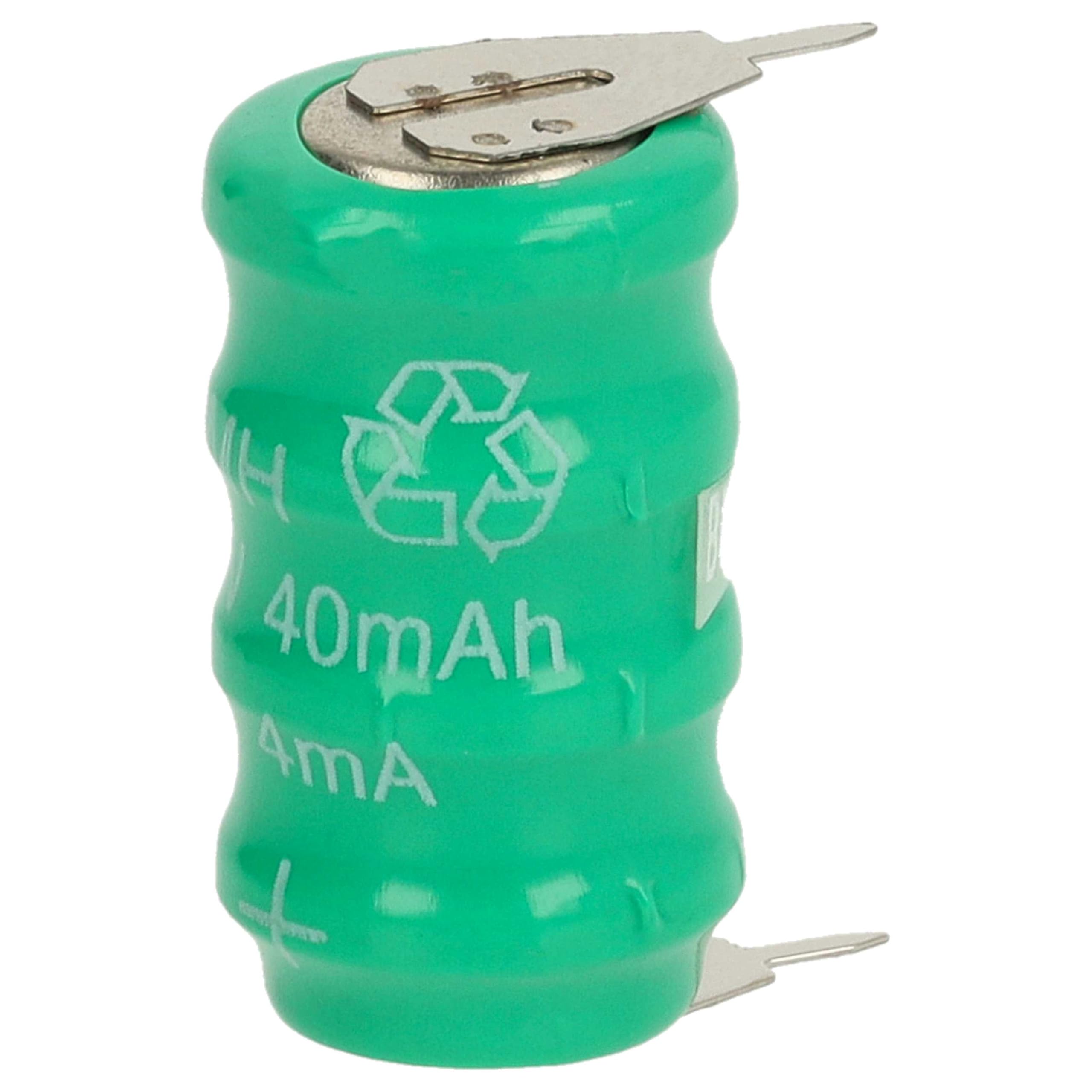 Vhbw 2 Batterie NiMH Per Telefoni Sagem DCP 22-300 | 600mAh 2,4V Ricarica Per Cordless