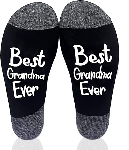 Miniatura 4 de Burosev Worlds Best Grandma - Funda de almohada suave de 18 x 18 pulgadas y juego de calcetines letrero de abuela decoración del hogar regalo para