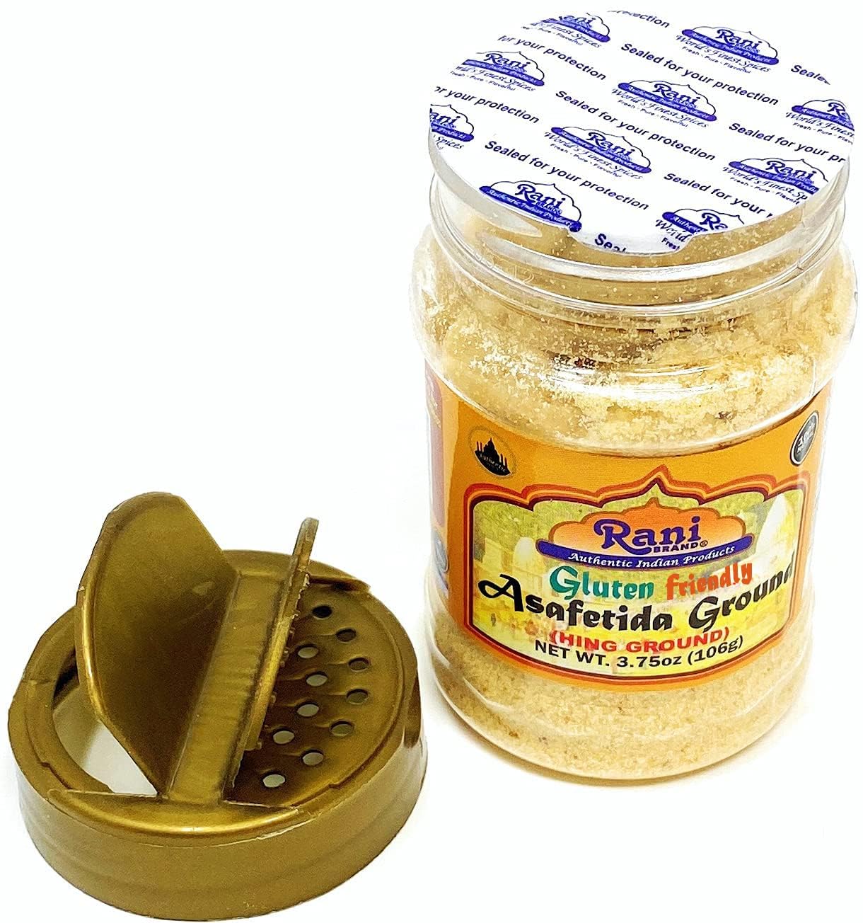 Rani Asafetida (Hing) Ground 3.75oz (106g) Gluten Friendly, PET Jar, Pack of 12 ~ All Natural | Salt Free | Vegan | Non-GMO | Asafoetida Indian Spice | Best for Onion Garlic Substitute image 4