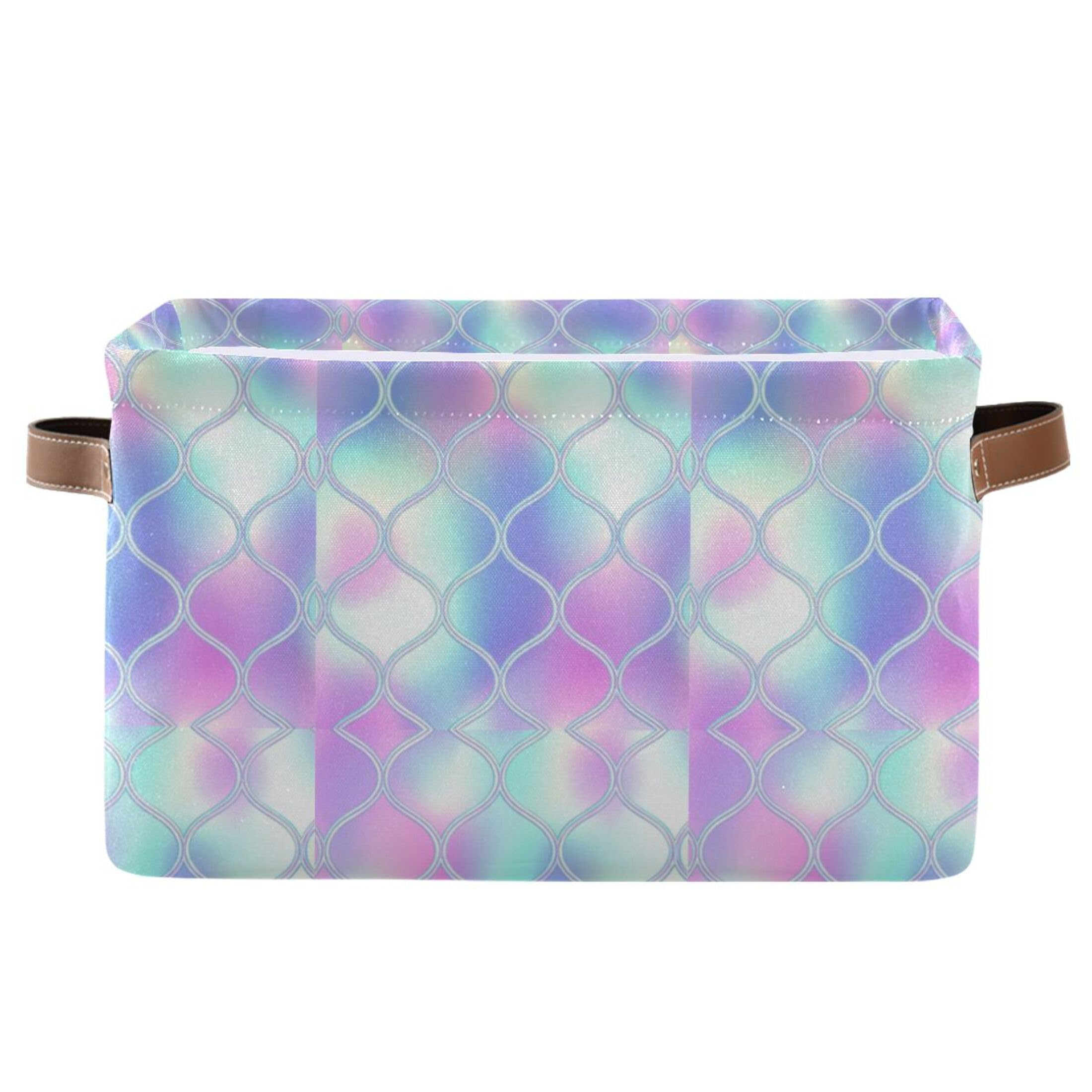 Grand bac de rangement jouets de qualité supérieure violet pastel