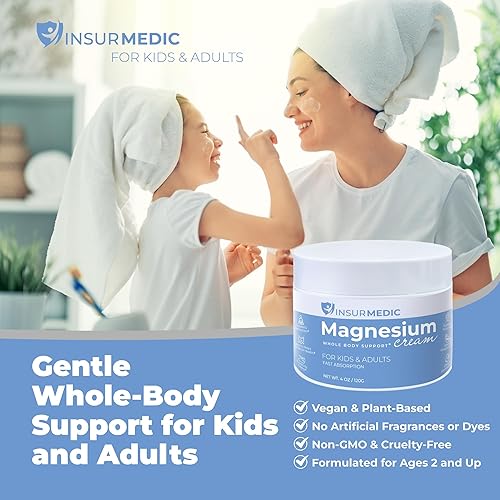 Miniatura 6 de Crema de magnesio para neuropatía  Calambres musculares nerviosos Dolor corporal y apoyo a la hora de acostarse  Loción tópica nocturna con lavanda