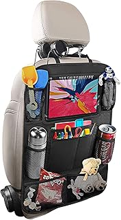 WXVOVXW シートバックポケット 車用収納ポケッ 車 収納 車 収納ポケット 後部座席収納 耐久性 多機能 防水防汚 1枚-10ポケット