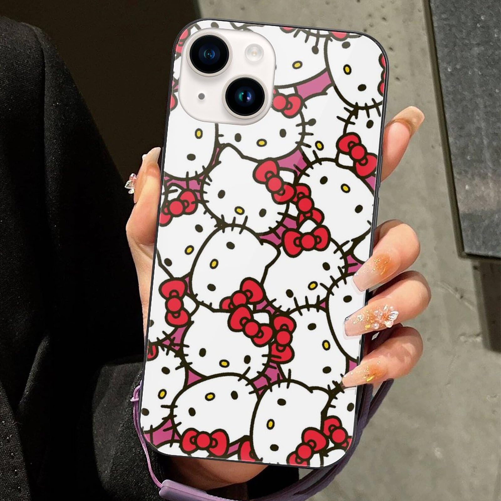Amazon.co.jp: 【iPhone 15 ケース】 ハローキティ スマホケース 強化