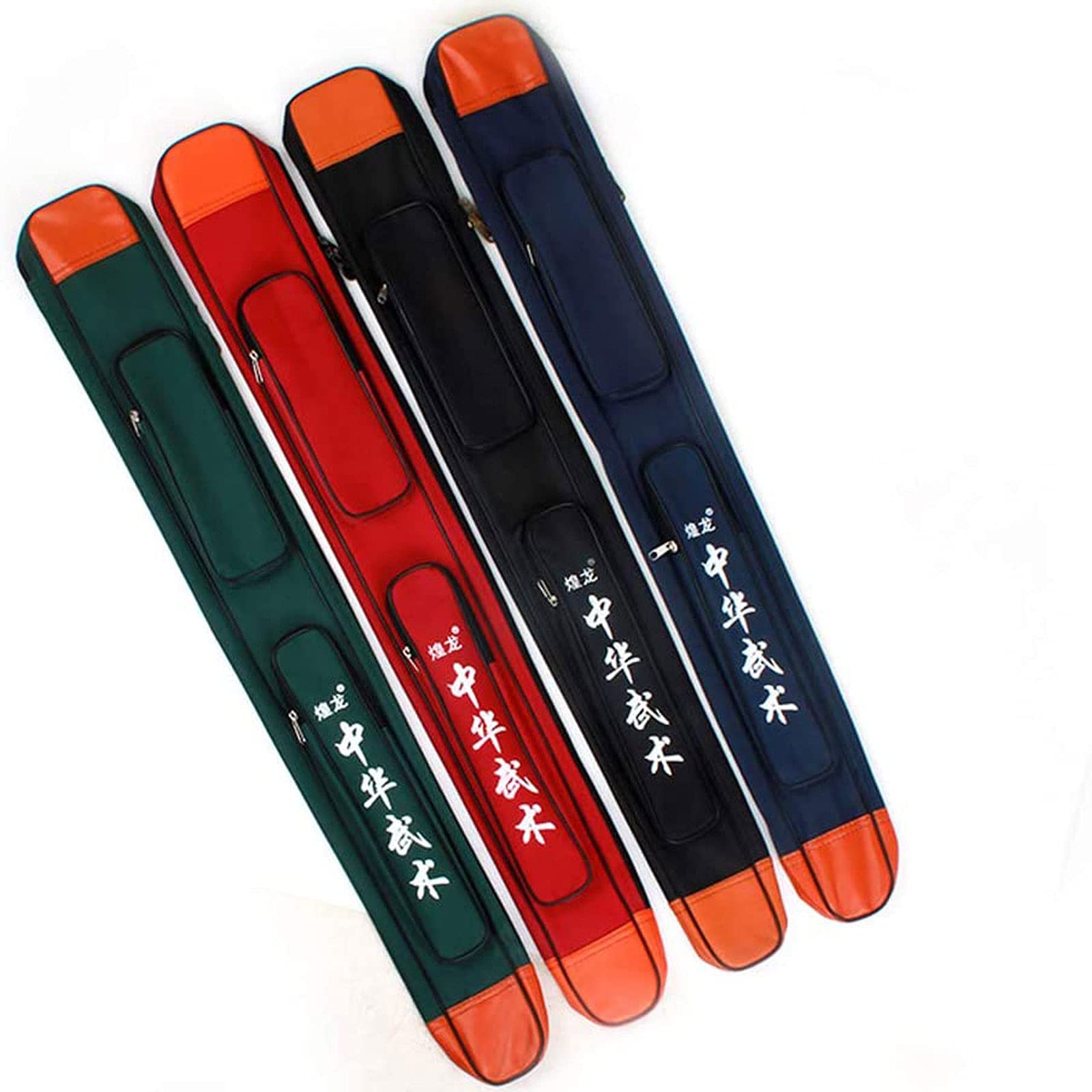 GSDJU Sword Bag, Taichi Oxford Sword Carry Bag, Martial Arts Sword Bag with Carry Strap, Strong and Durable, Adjustable Shoulder Strap, Chinese Martial Arts Sword Storage Bag-Blue||Single layer