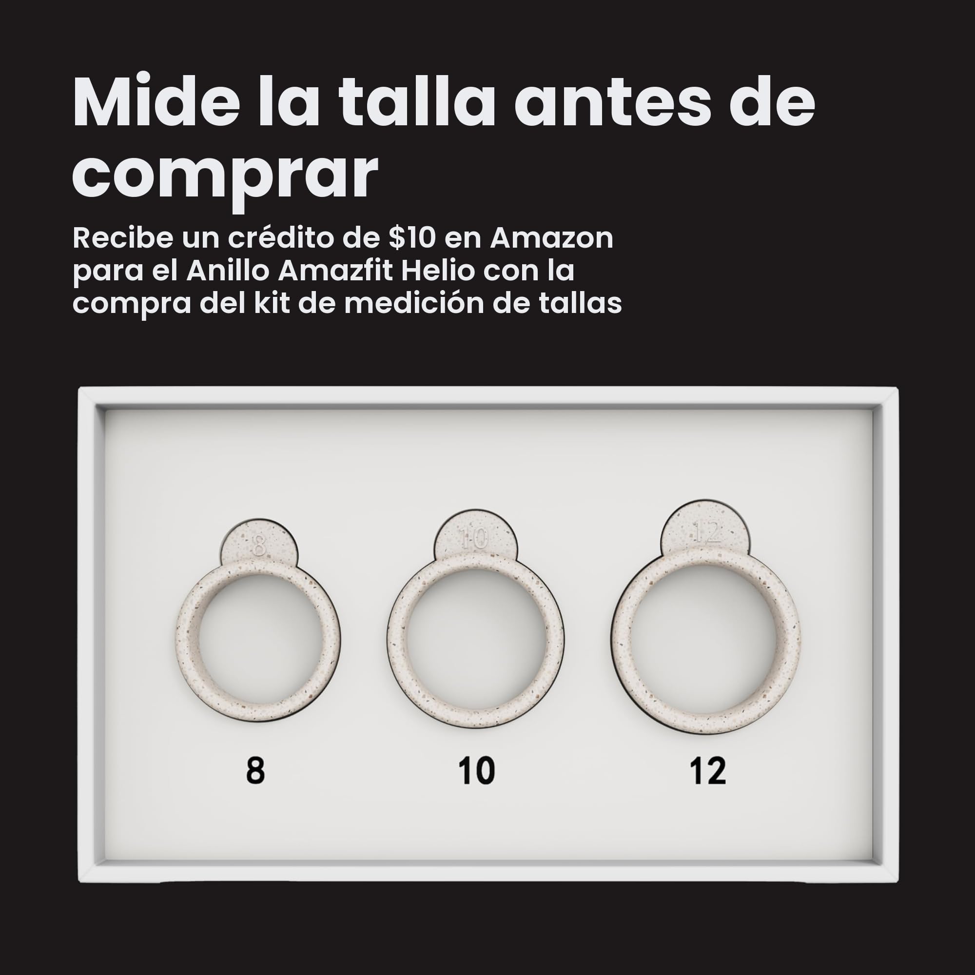 Amazon.com: Amazfit Helio Anillo Inteligente de Salud, Rastreador