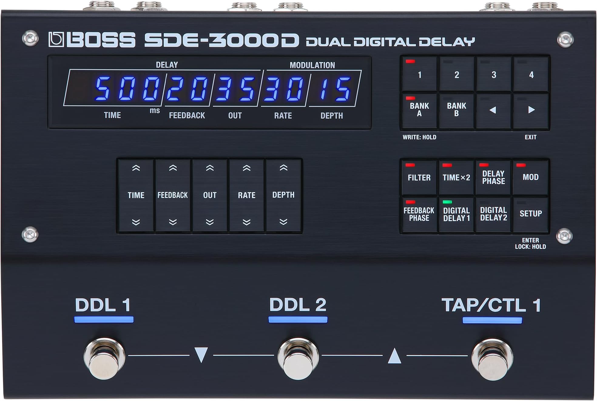 BOSSSDE-3000D Dual Digital Delay Pedal