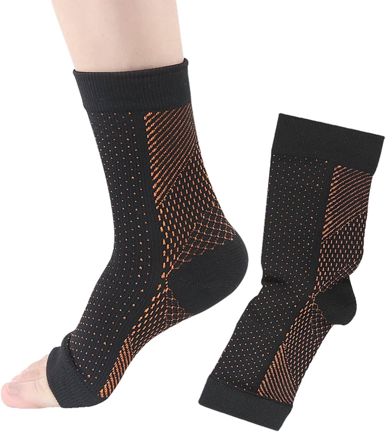 GenericLittle Girl Sock Unisex Socks Comfortable Ankle Protection Heel Function Compression Heel Socks Women's Support Socks