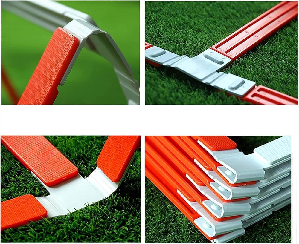 Fixed Agility Ladder for Athletic Training Ideal for Football Speed Drills, Home Gym Workouts | Enhance Footwork & Sports Performance