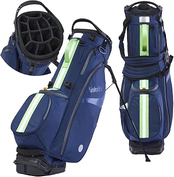 14-Way Linkslite Waterproof Lightweight Golf Stand Bag with Rain Cover