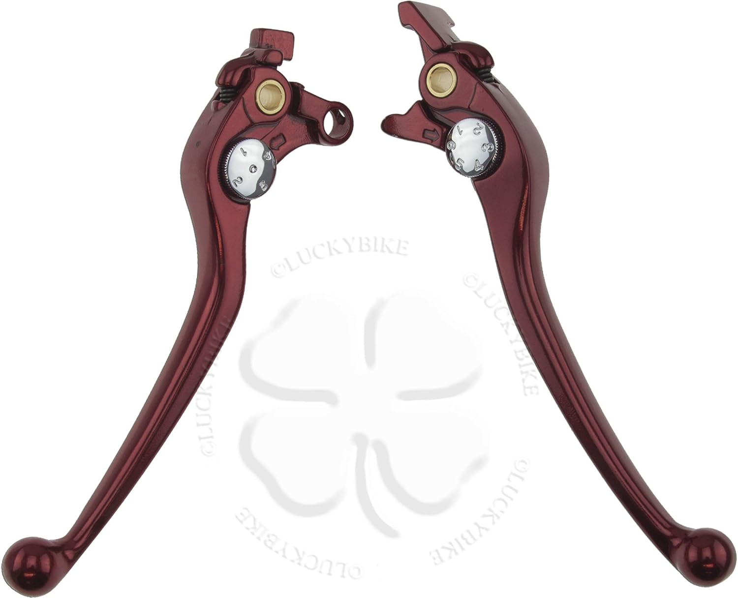 Red Brake & Clutch Hand Levers Hand For Suzuki GSXR 1300 Busa 99+ Handle