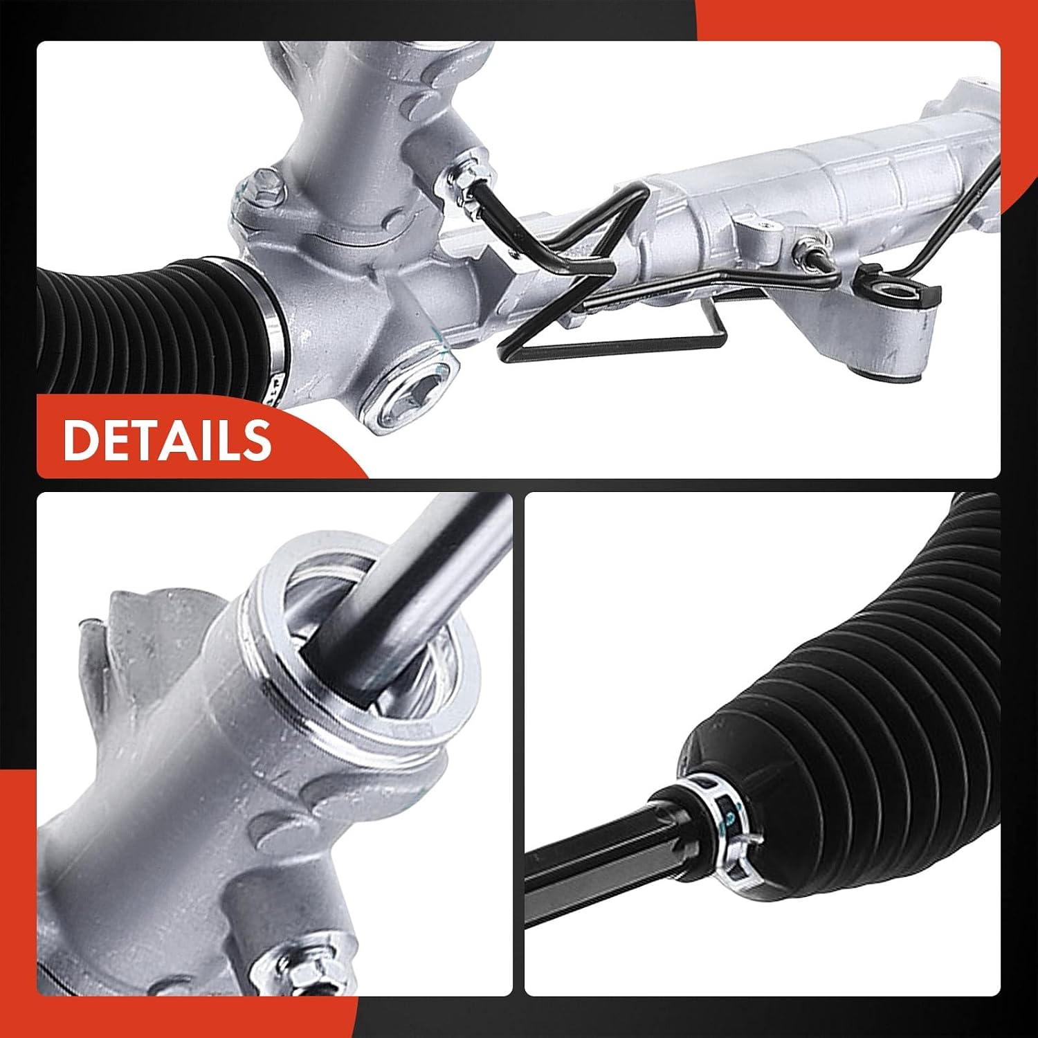 A-Premium - Hydraulic Power Steering Rack and Pinion Compatible with Mazda 3, 3 Sport, 2010 2011 2012 2013, 2.0L 2.5L