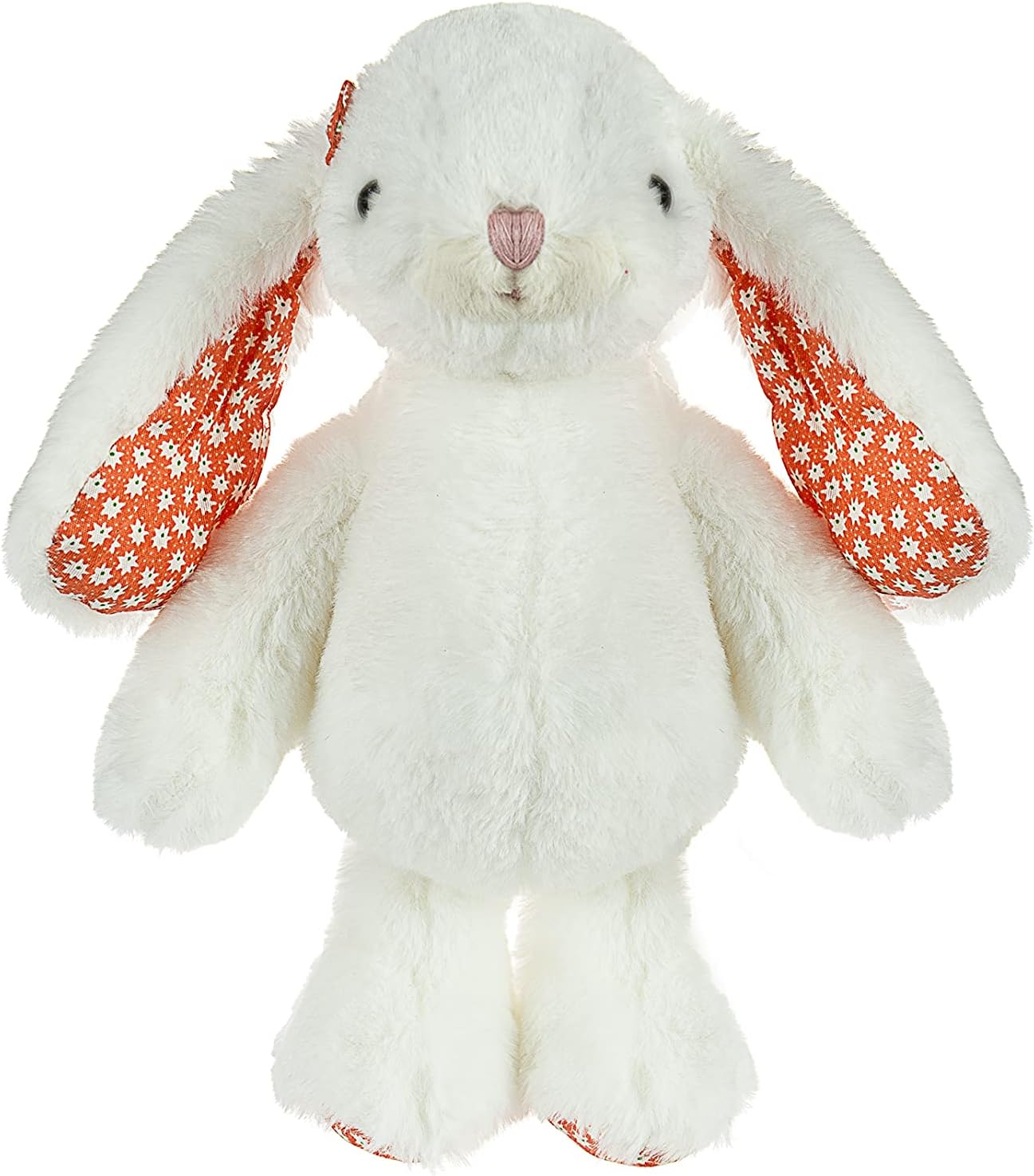 DILLY DUDU Orange Blossom Bunny Rabbit Stuffed Animal Plush Toy Best Gifts 10-Inch (Cream)