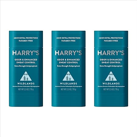 Harry’s Extra-Strength Antitranspirant – 3er Pack, Gegen Geruch & Starkes Schwitzen