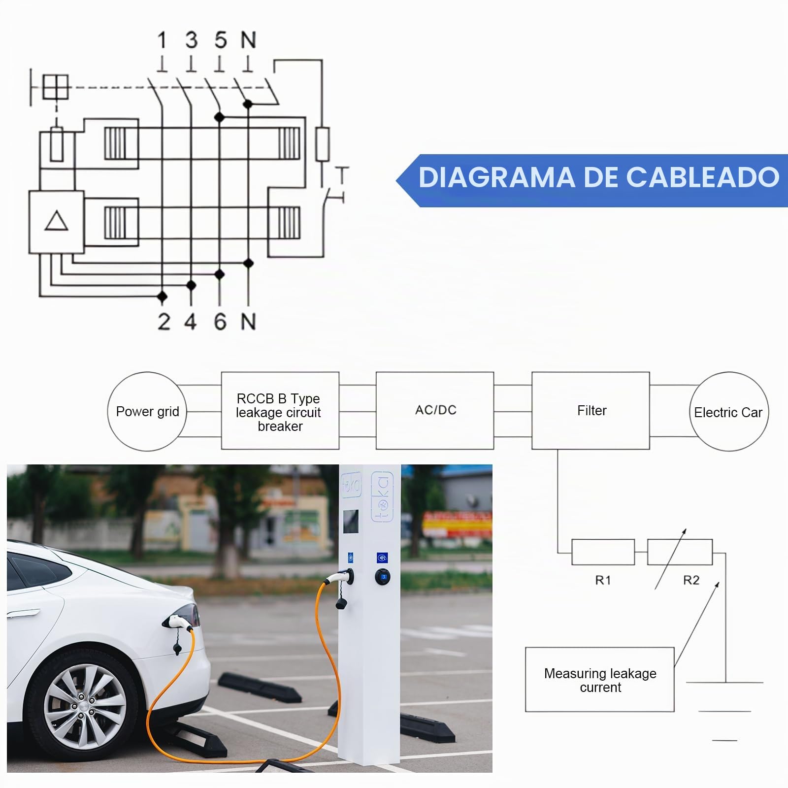 Fi Interruptor Diferencial Tipo B, Interruptor Diferencial 63A 30mA