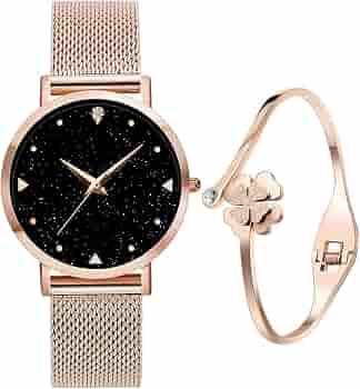 Orologio Donna Analogico Al Quarzo, Ovale Con Quadrante A Conchiglia, Cinturino Acciaio Inox, Impermeabile 30m - 2