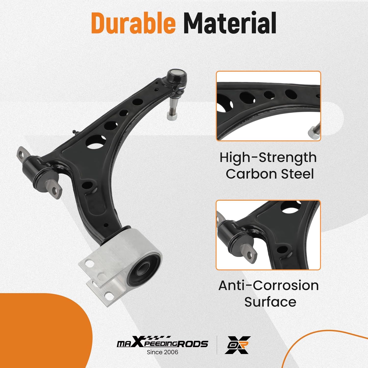 maXpeedingrods 2Pc Front Lower Control Arm for Chevy Malibu 2016-2022 Buick Lacrosse/Regal Sportback/Tourx 2018-2020, MS501266 MS501267 Front Suspension Left Right Lower Control Arm w/Ball Joint Set