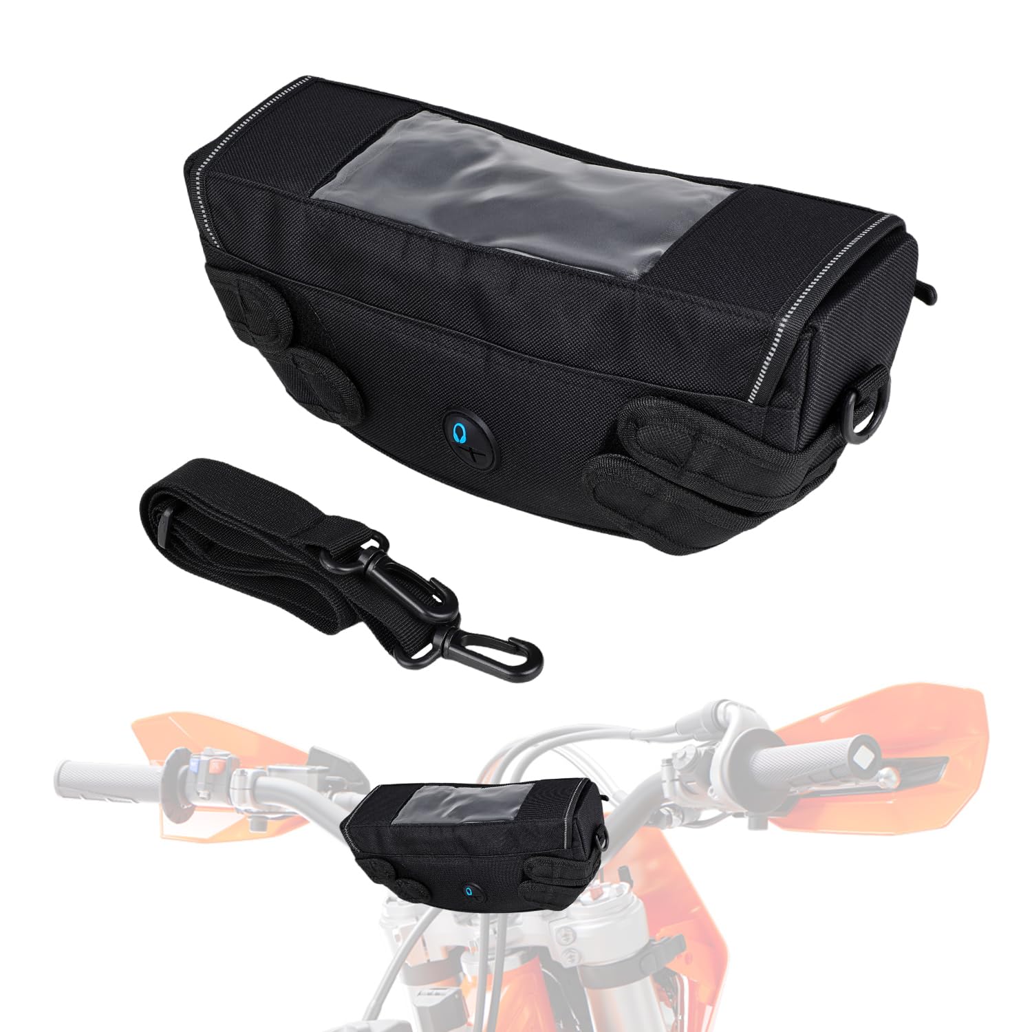 Bolsa Manubrio Moto Borsa Manubrio Enduro Impermeabile Universale per EXC XC XC-W SX TE FE TC FX CRF WR YZ RR Xtrainer KLX DRZ Enduro Dirt Pit Bike Motocross