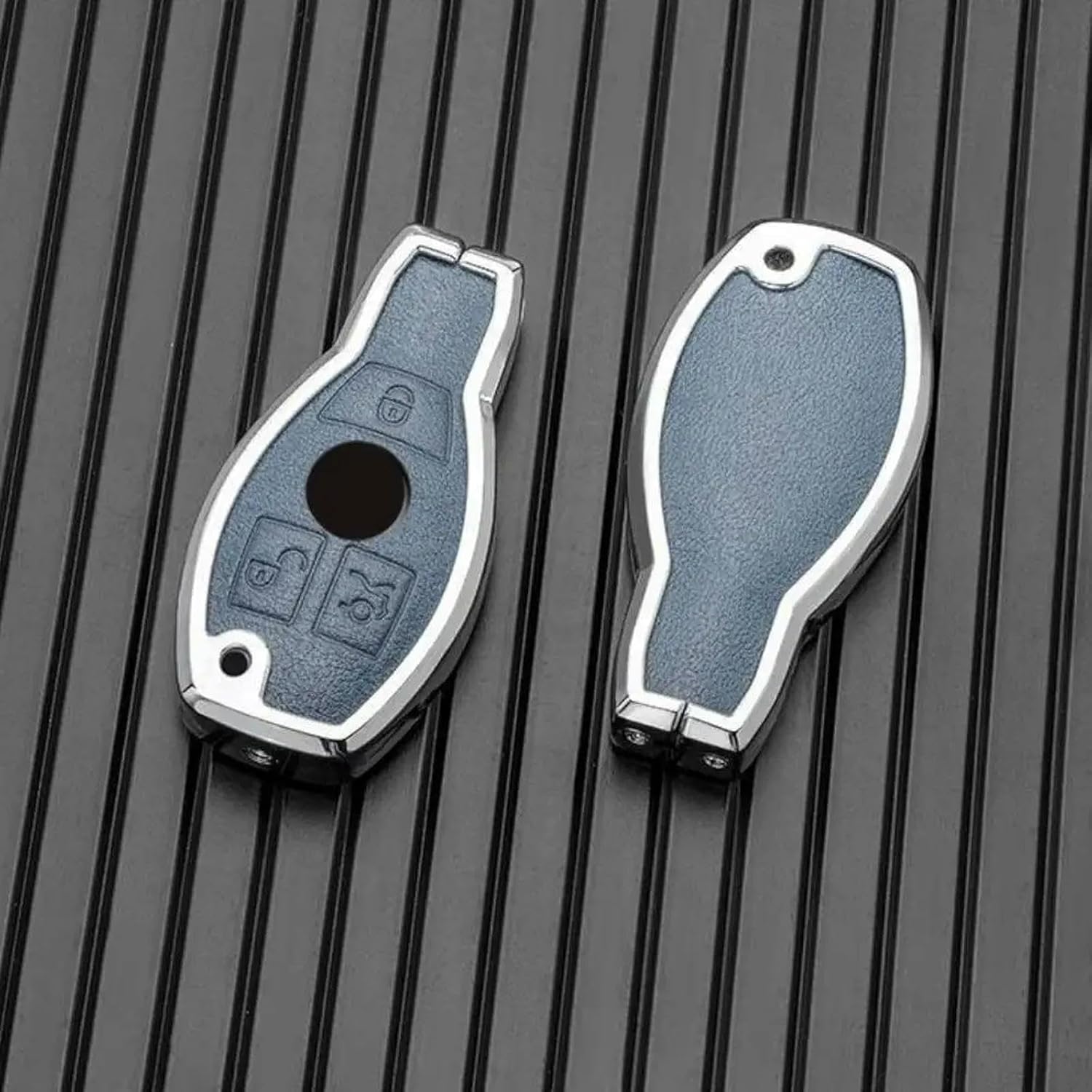 レザーカーキーカバー キーリングケース フォブシェル メルセデスベンツ ABCSクラス AMG GLA CLA GLC W176 W
