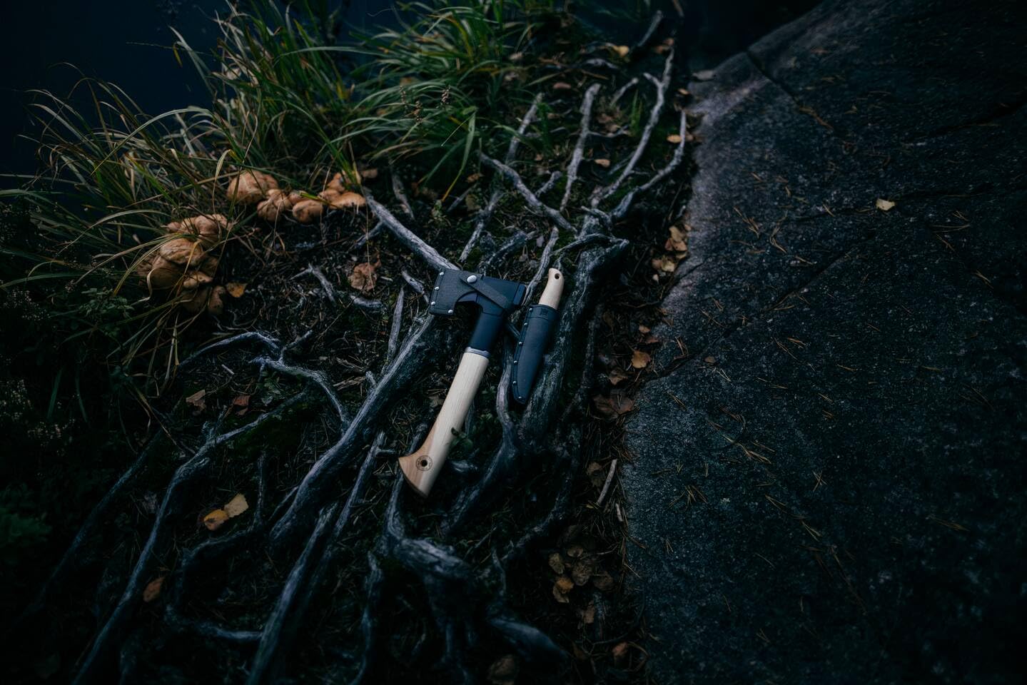 Fodero In Pelle Per Ascia Fiskars - Grigio, Taglia XS, Per Modelli N7, X5, X7, A5, A6