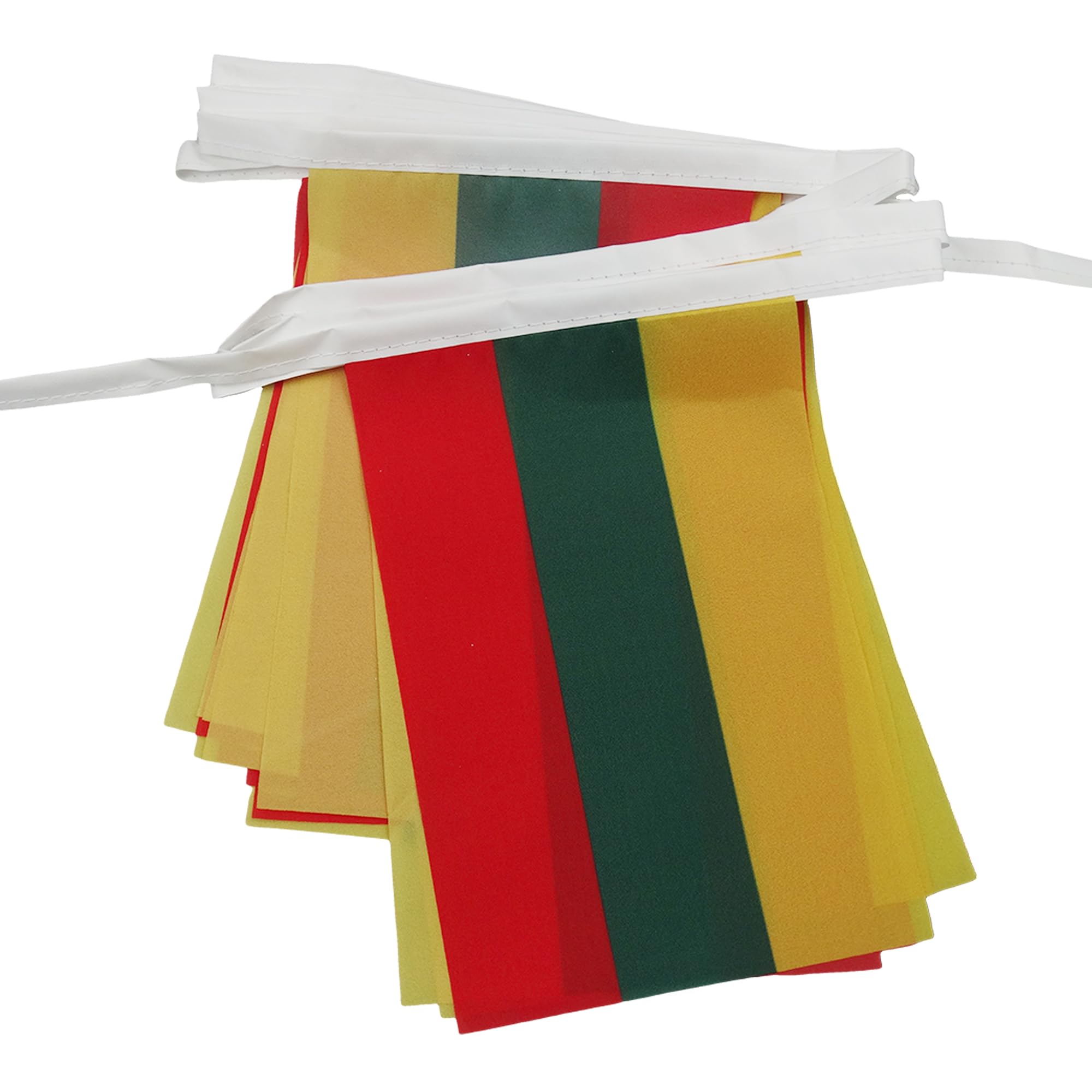AZ FLAG Guirnalda 6 Metros, 20 Banderas de Ecuador 21x15 cm, Bandera Ecuatoriana 15 x 21 cm - Banderines — view 30