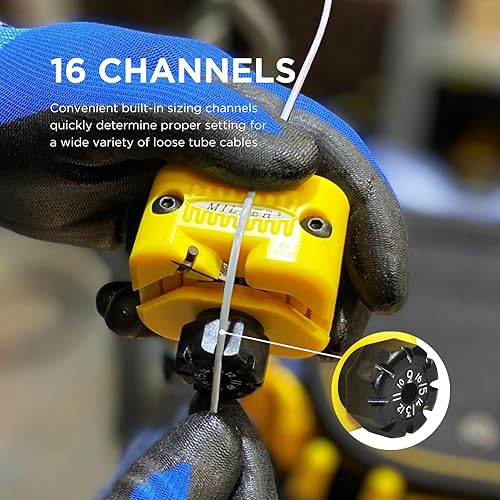 Miniatura 2 de Miller MSAT 16 Midspan Herramienta de acceso de fibra con bolsa para técnicos de trabajo, electricistas e instaladores, herramienta de cable segura,