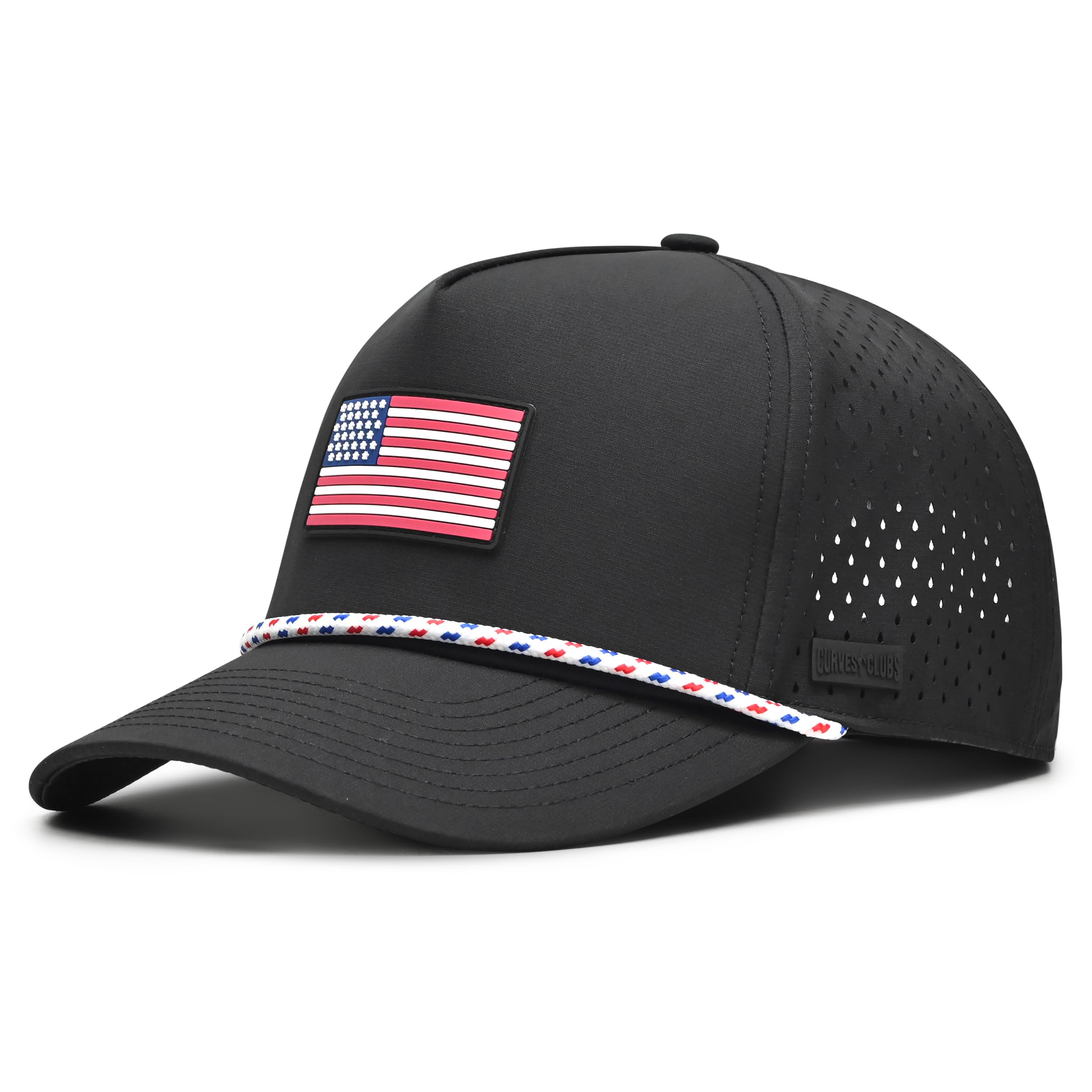 Curves &amp; Clubs Titties Golf Hat - Funny Golf Hat, Titties Hat - Funny American Hat - One-Size-Fits-All - Men's Gifts