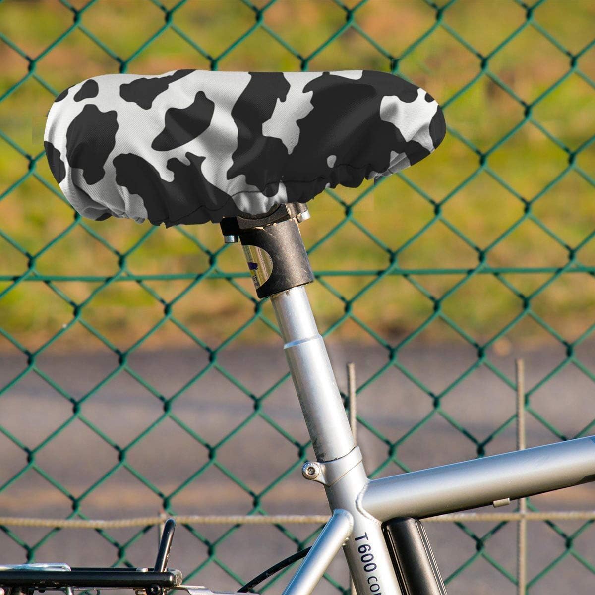 Amazon 牛柄 自転車サドルカバー 防水サドルカバー 防水 防塵カバー 雨 Uvカット 電動自転車もok 通勤 通学 着脱簡単 長持ち Sxxd スポーツ アウトドア