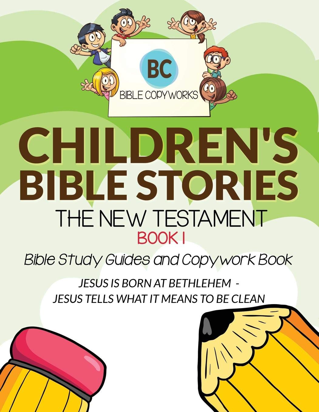 Buy Children's Bible Stories The New Testament Book 1 Bible Study Guides and Copywork Book