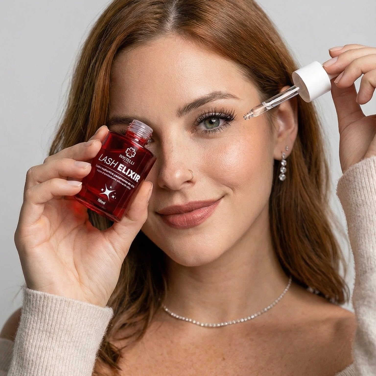 Lash Elixir Lozione Preparatrice per Estensioni Ciglia - Primer Professionale Senza Alcol - Preparazione Avanzata delle Ciglia Naturali - Migliora l'Adesione della Colla e la Conservazione