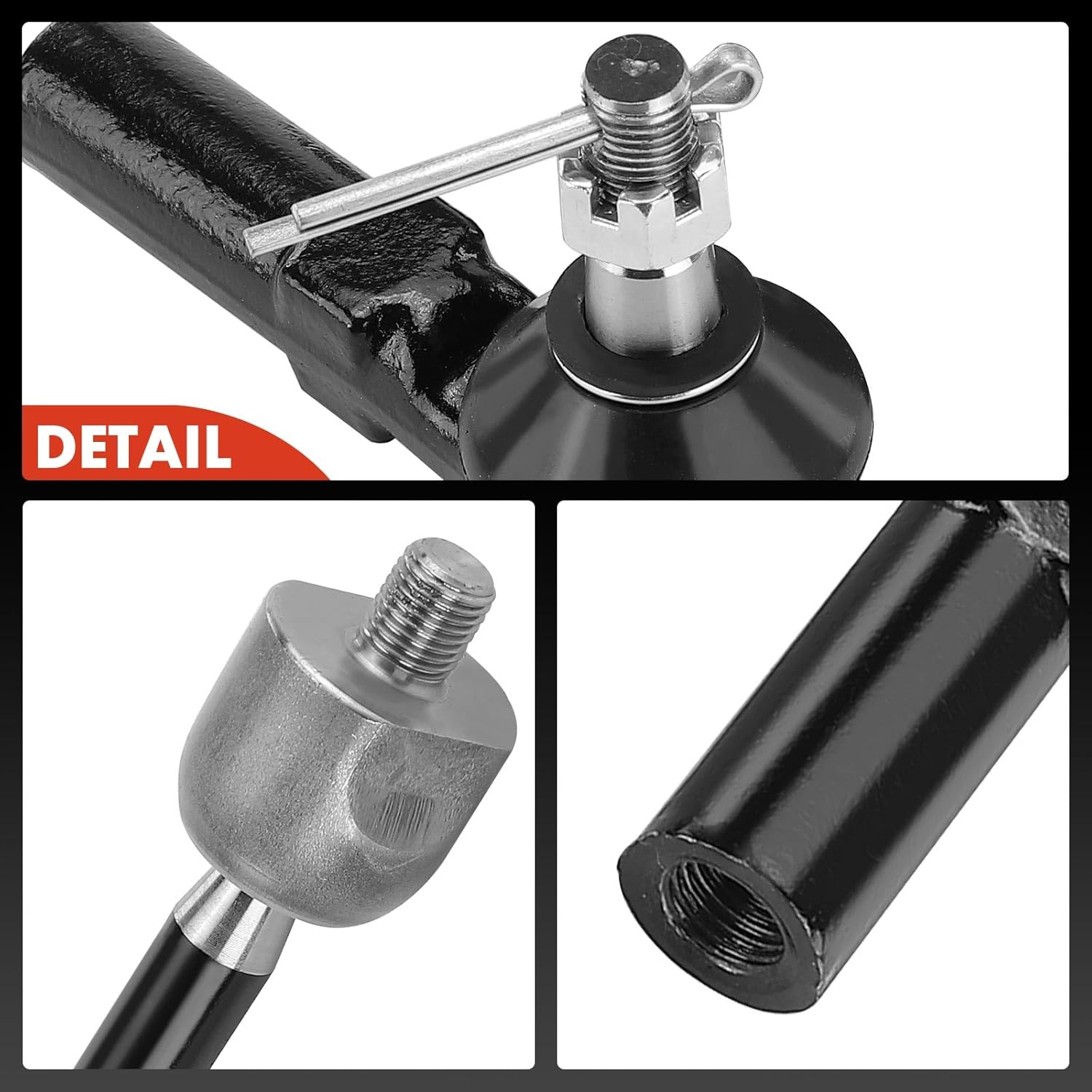 A-Premium Set of 4, Front Inner and Outer Tie Rod End Kit, Compatible with Mazda CX-5 CX5 2013 2014 2015 2016