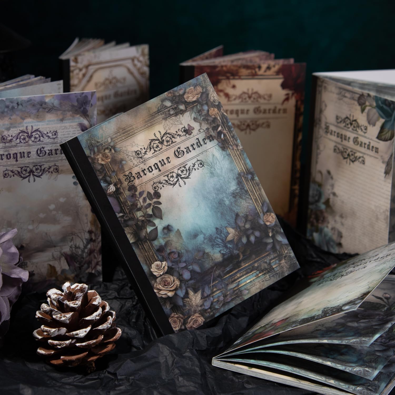 Alideco Scrapbook Paper Set 180 Stück - Vintage Briefpapier Für Journaling