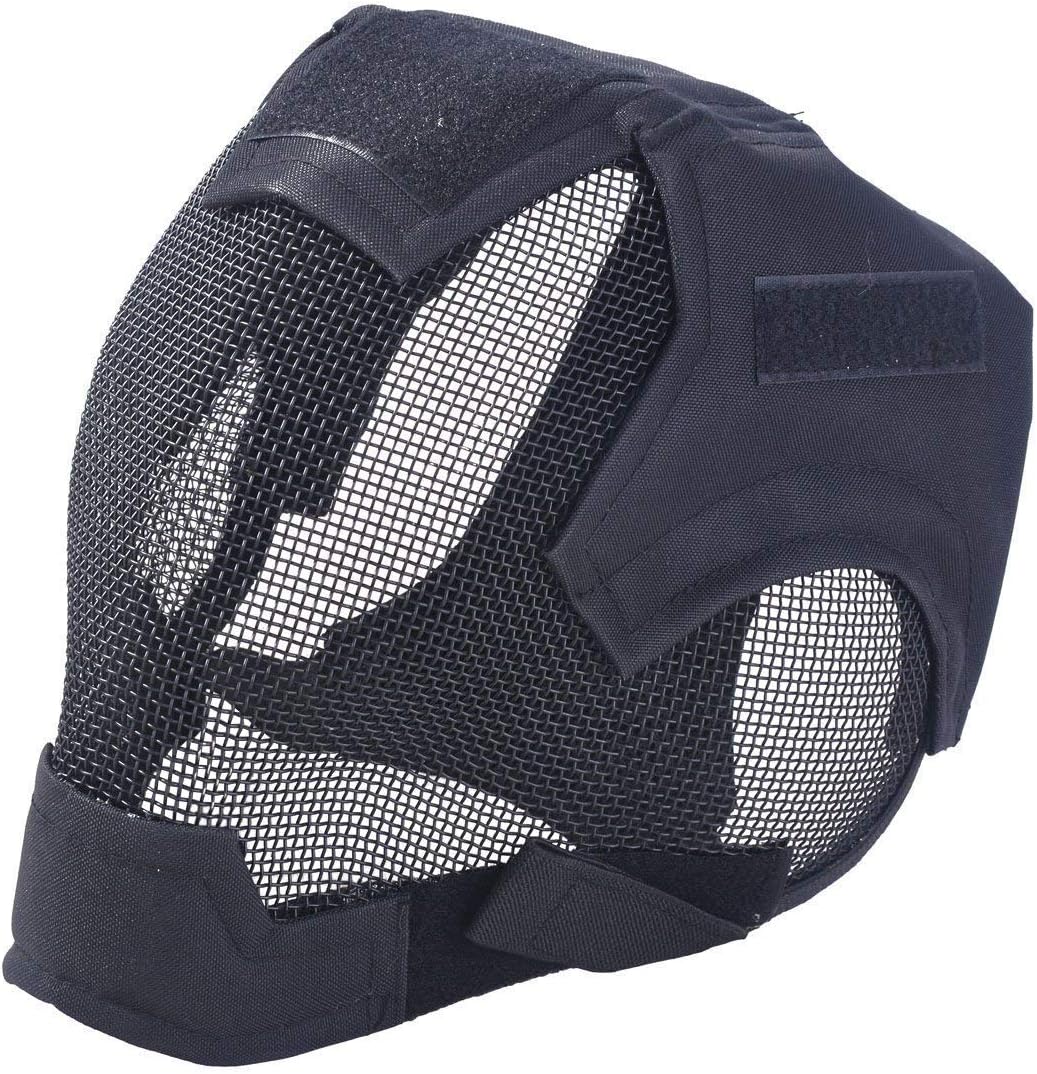 Airsoft Full Face+Ear Protection Fencing Mask- Trimex