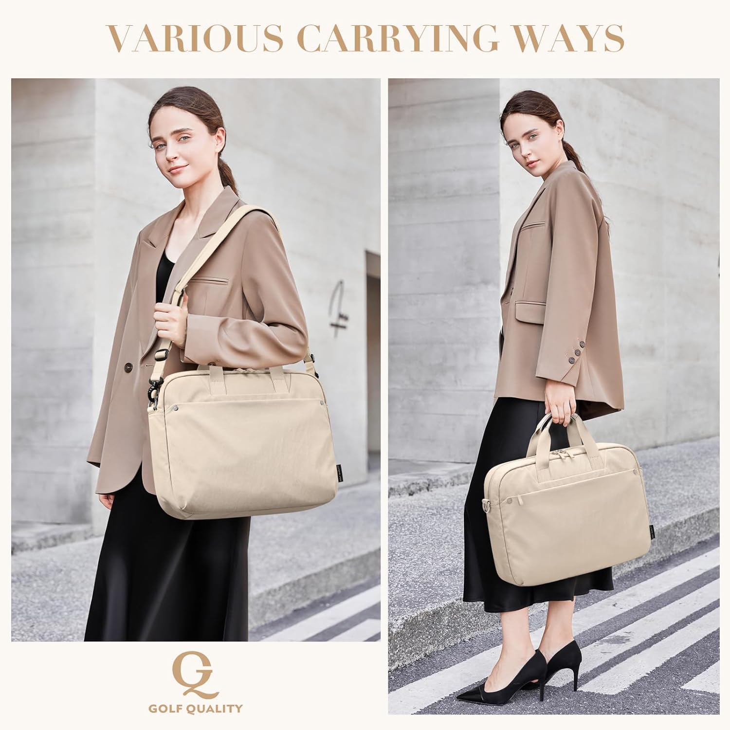 Laptop Tote Bag for Women Casual Tote Bag for Business Teacher Carry On Crossbody Bag - Image 2