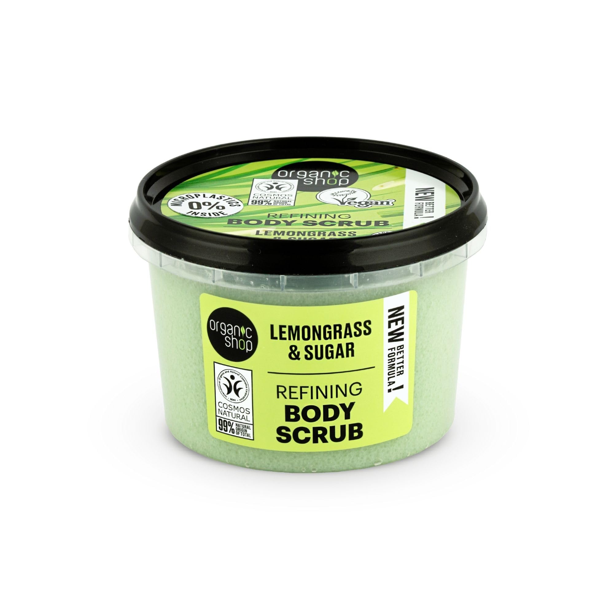 Organic Shop Refining Body Scrub Lemongrass (250ml)