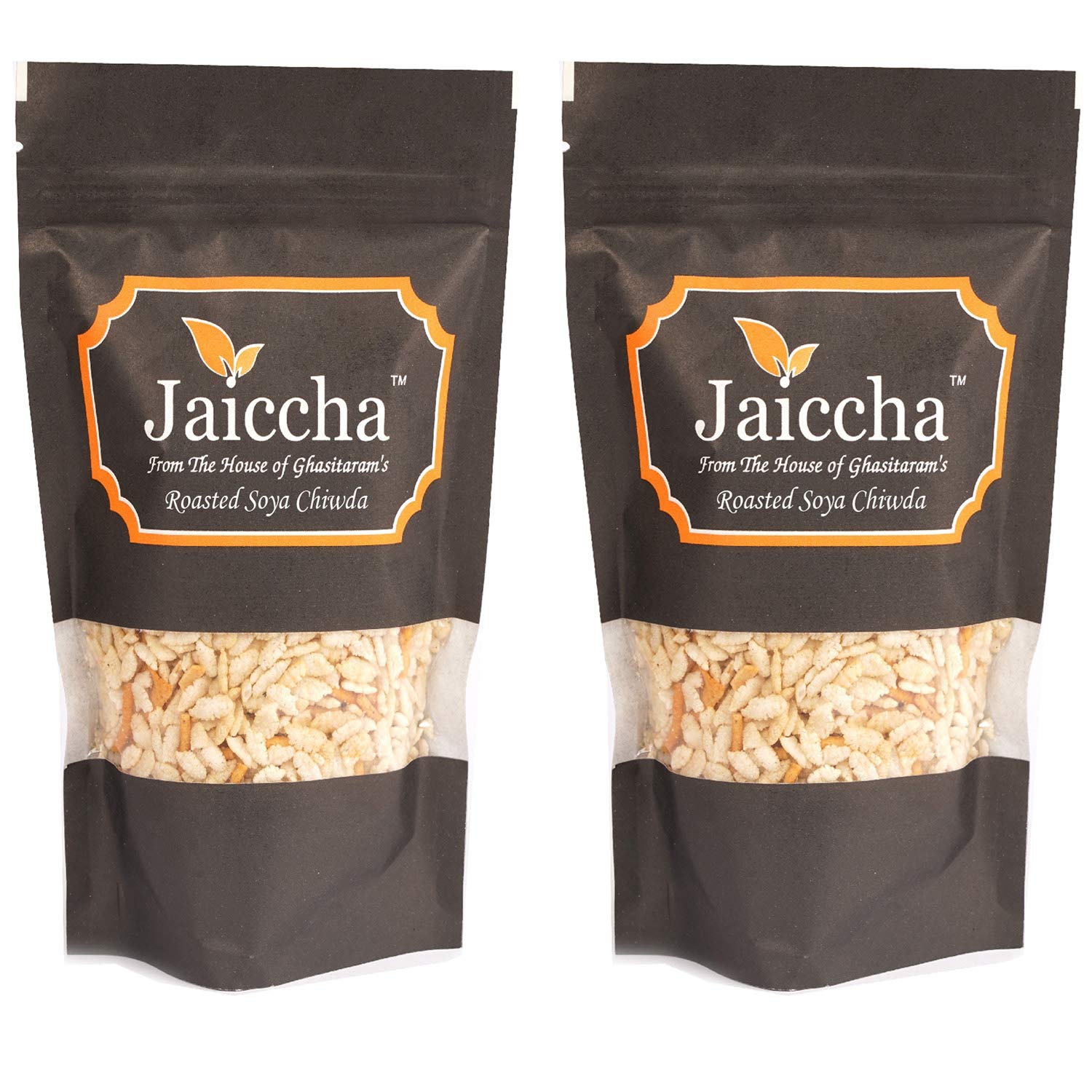 Jaiccha Ghasitaram Pack of 2 Roasted SOYA Chiwda 100 GMS Black Pouch |Diwali,Holi,Rakhi,Valentine,Christmas,Birthday,Anniversary,Gift for Her,Him,Mothers Day,Fathers Day|-image-47